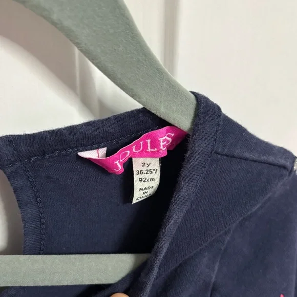 Joules Navy Star Dress | 2T - Picture 3 of 3
